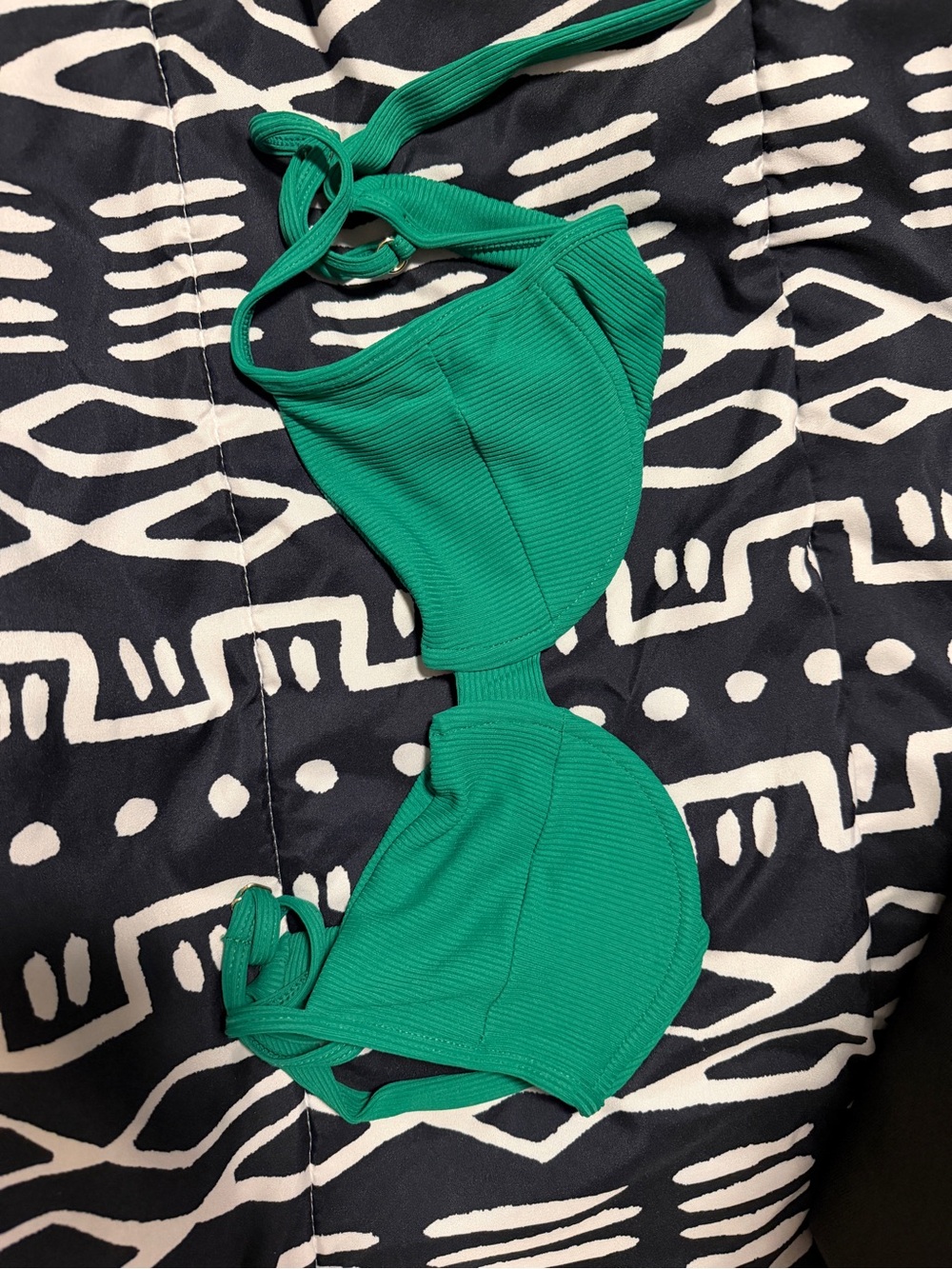 San Lorenzo Green Bikini Top